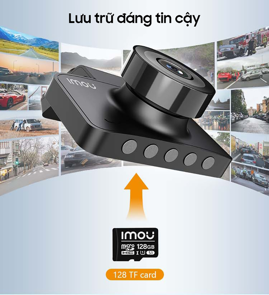 Camera hành trình IMOU S400 - Độ phân giải 4MP, Ghi hình 2K, Màn hình 3inch, BH 24 tháng.