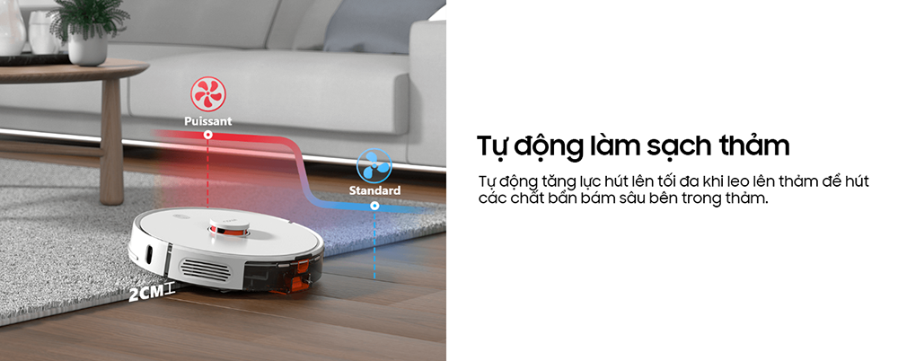 Robot hút bụi IMOU RV-L11, Lực Hút 2700PA, Pin 3000mAh, Không có Thùng rác, BH 24 tháng