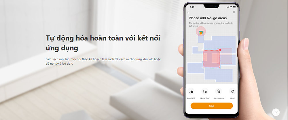 Robot hút bụi IMOU RV-L11, Lực Hút 2700PA, Pin 3000mAh, Không có Thùng rác, BH 24 tháng