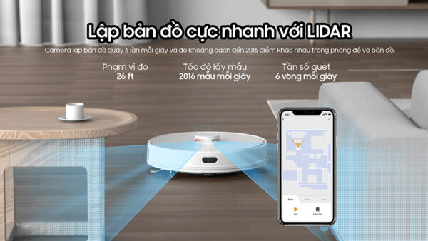 Robot hút bụi IMOU RV-L11, Lực Hút 2700PA, Pin 3000mAh, Không có Thùng rác, BH 24 tháng
